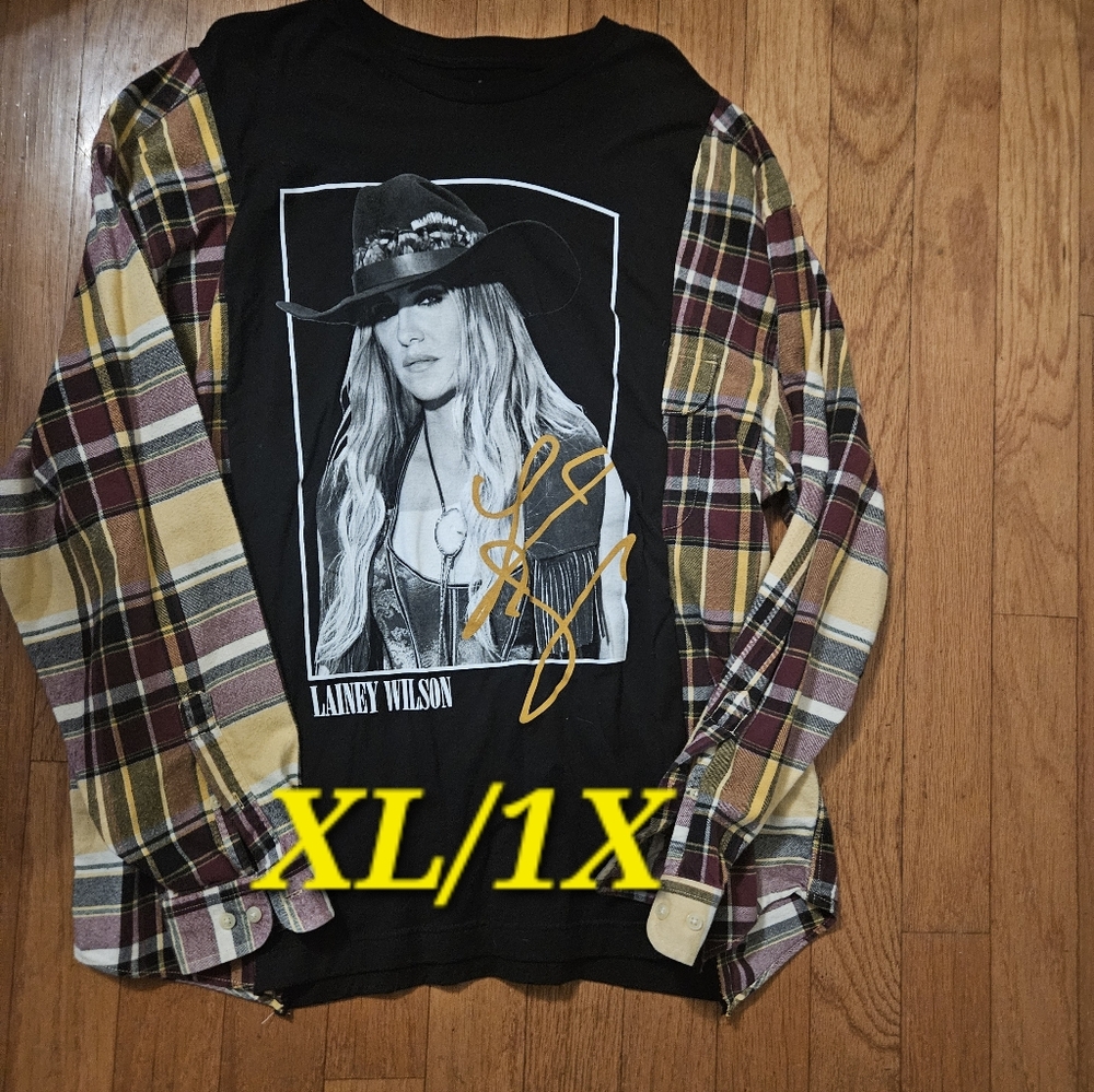 Lainey Wilson upcycled tee